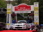 Rallye Český Krumlov: Dojezd do cíle - Štajf / Černoch (foto: D.Benych)